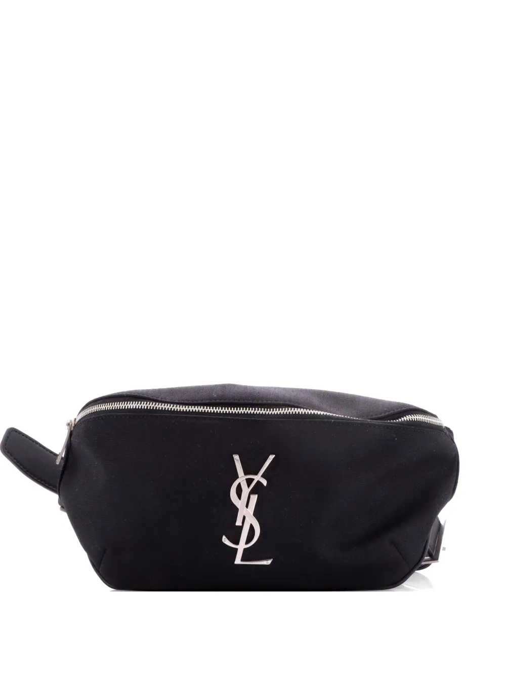 Saint Laurent Pre-Owned Classic Monogram Canvas belt bag - Black