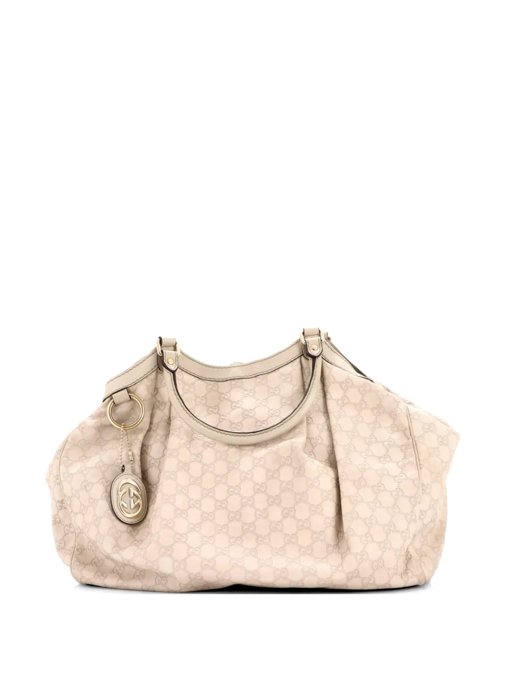 Gucci Pre-Owned Sukey Guccissima Leather Large tote bag - Nude