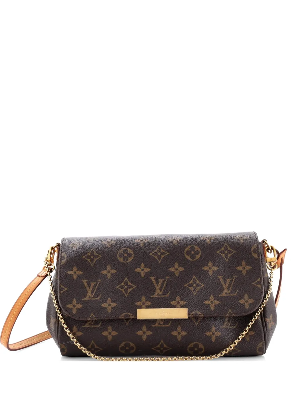 Louis Vuitton Pre-Owned Borsa a tracolla Favourite Handbag Monogram in tela MM - Marrone