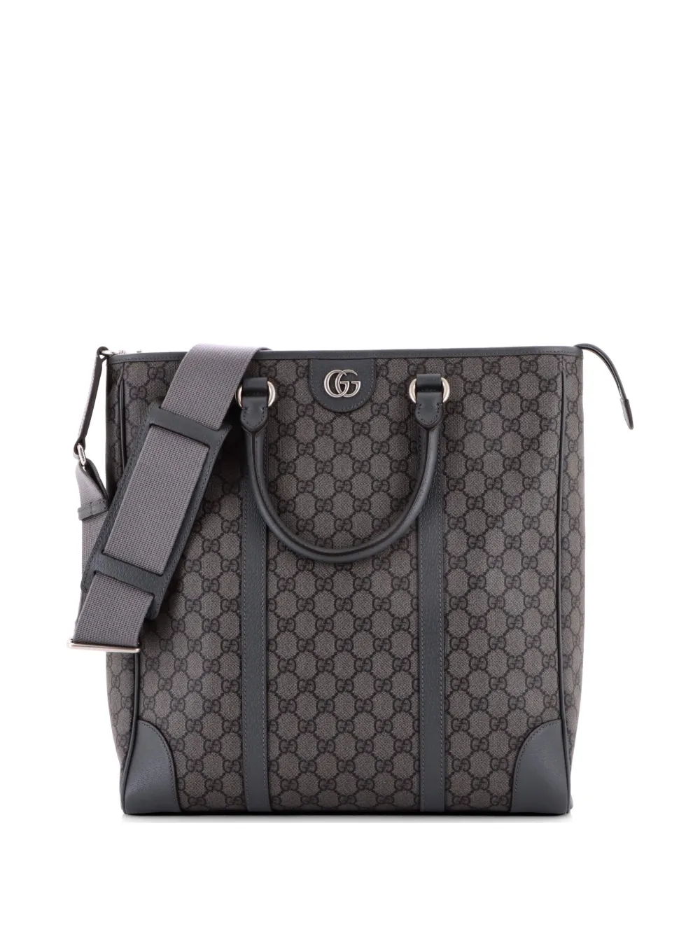 Gucci Pre-Owned Ophidia Convertible Open GG Coated Canvas Tall tote bag - Grigio