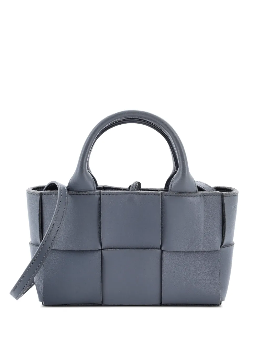 Bottega Veneta Pre-Owned Arco Maxi Intrecciato Leather Candy tote bag - Grau