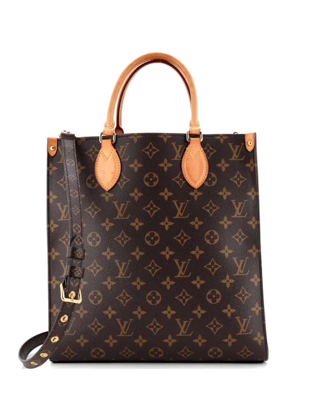 Louis Vuitton Pre-Owned Sac Plat NM Bag Monogram Canvas PM shoulder bag - Braun