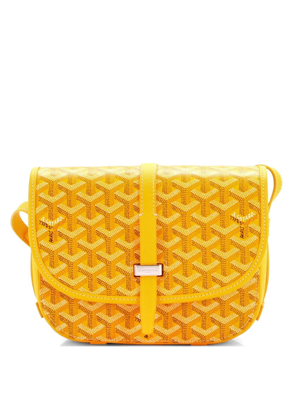 Goyard Pre-Owned Belvedere II Messenger Bag Coated Canvas PM crossbody bag - Giallo
