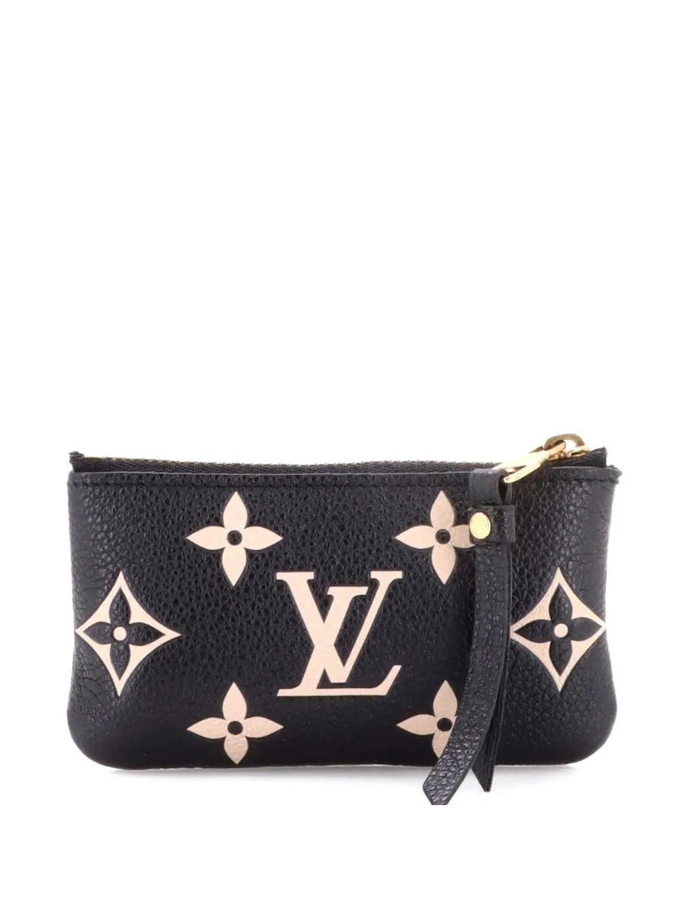 Louis Vuitton Pre-Owned Pouch Key Bicolour Monogram Empreinte Giant - Nero
