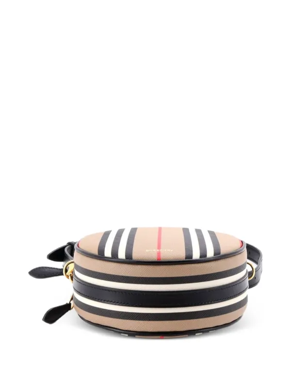 Burberry Pre-Owned ルイーズ ラウンドバッグ アイコンストライプ E