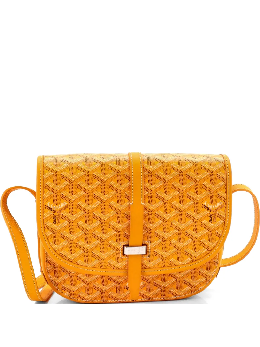 Goyard Pre-Owned Belvedere II Messenger Bag Coated Canvas PM crossbody bag - Giallo