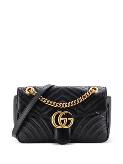 Gucci Pre-Owned GG Marmont Flap Bag Matelasse Leather Small crossbody bag