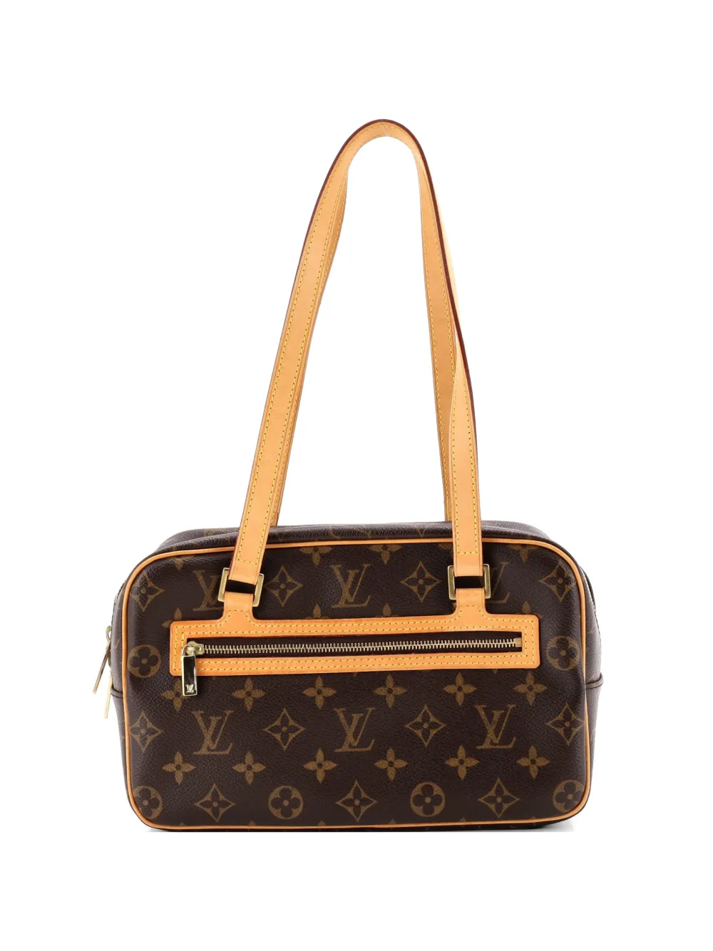 Louis Vuitton Pre-Owned Borsa a spalla Cite MM in tela con monogramma - Marrone