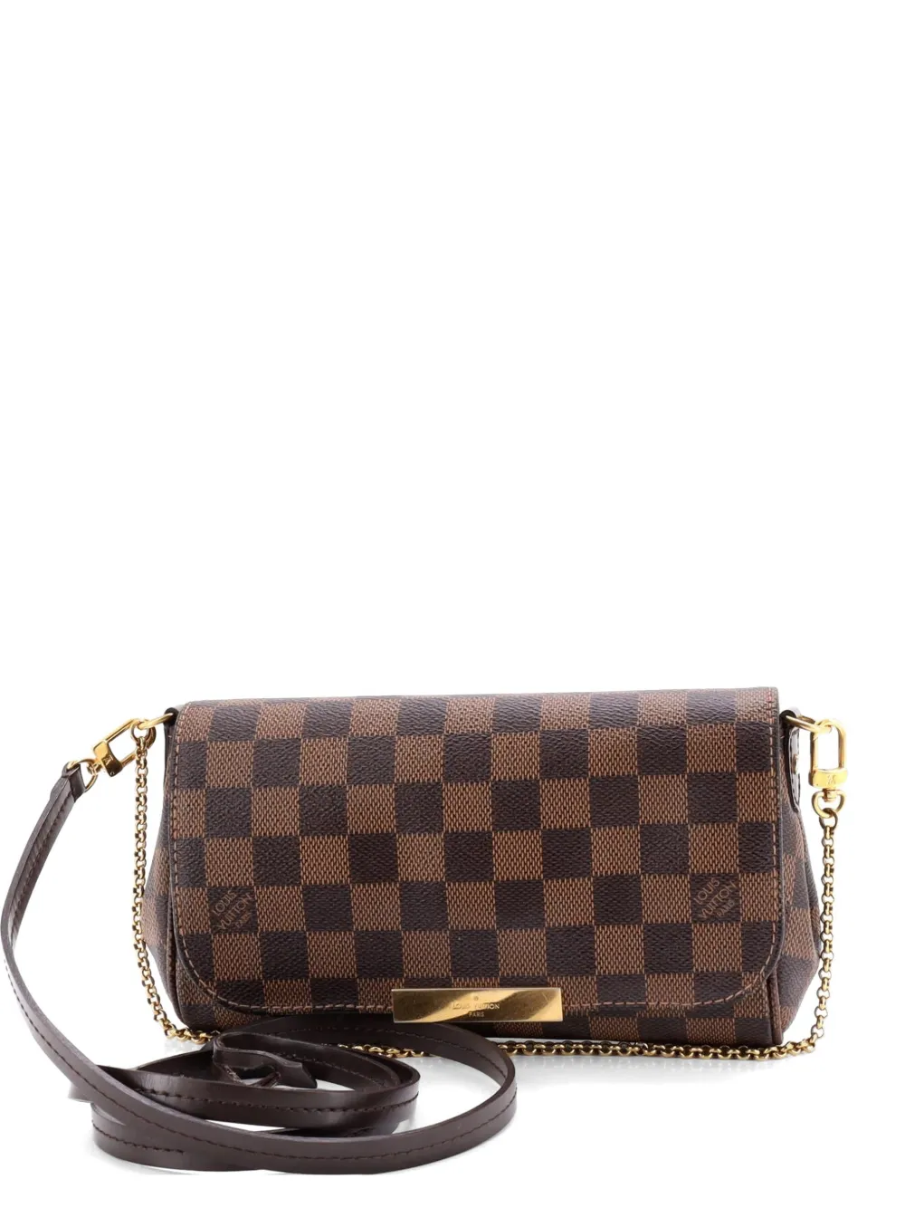 Louis Vuitton Pre-Owned Favorite Handbag Damier PM crossbody bag - Marrone