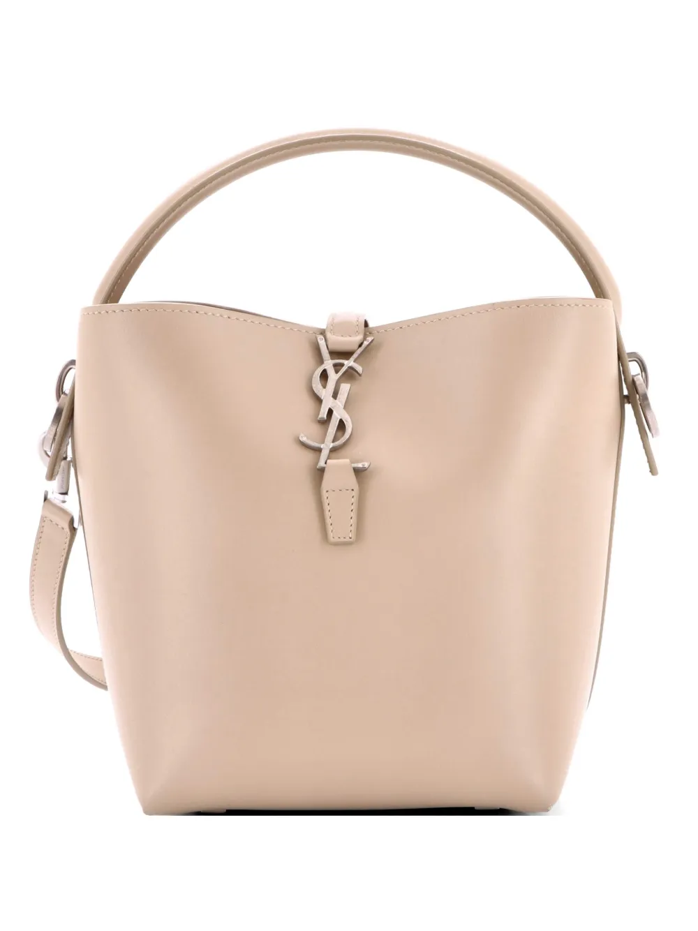 Saint Laurent Pre-Owned Le 37 Leather Mini bucket bag - Toni neutri