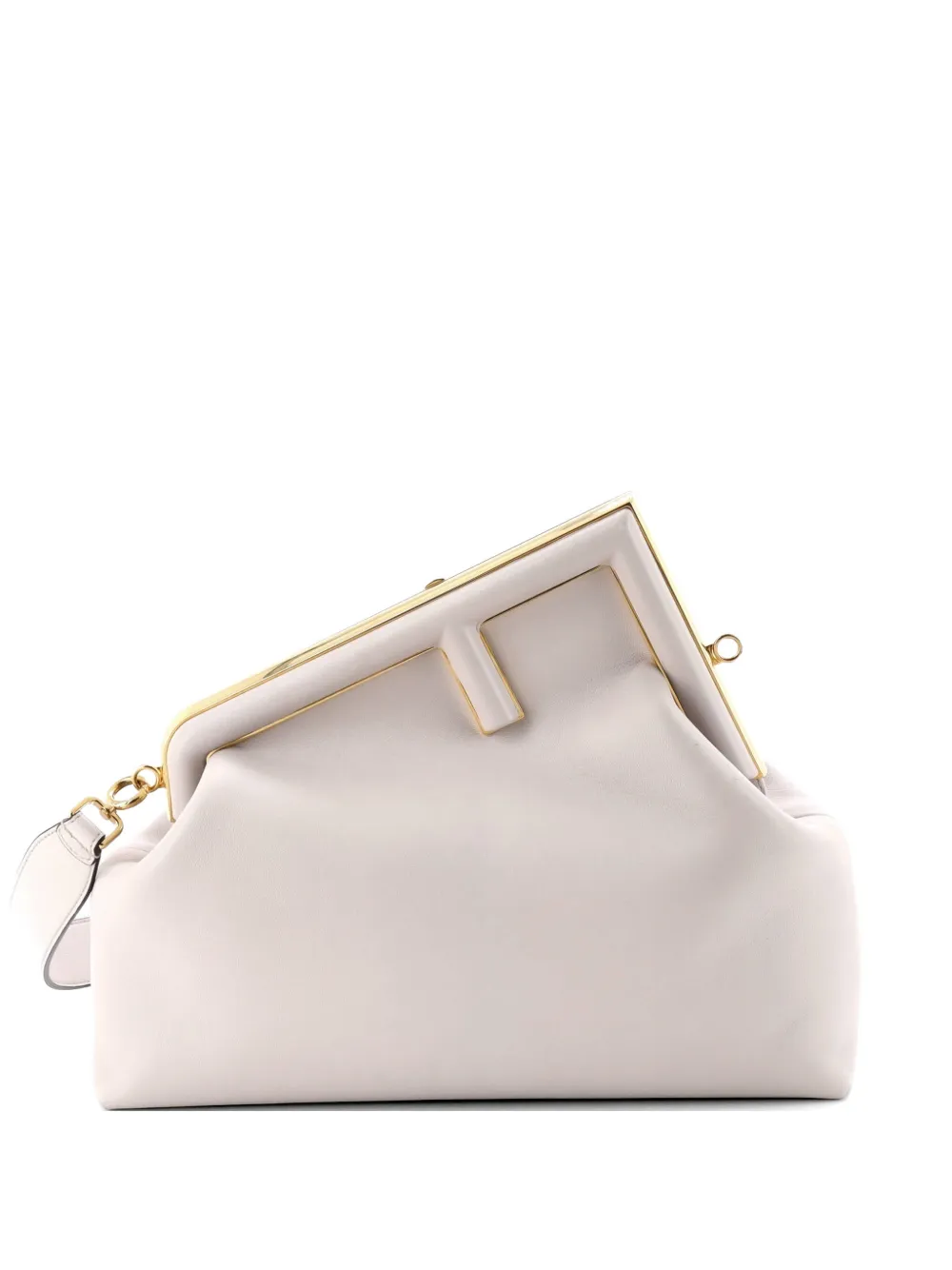 Fendi Pre-Owned First Bag Leather Medium clutch bag - Toni neutri