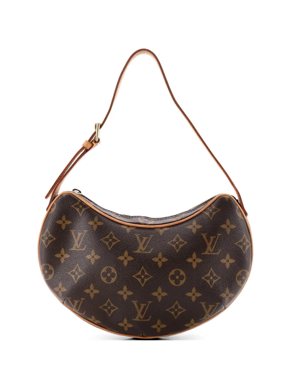 Louis Vuitton Pre-Owned Borsa a mano Croissant Monogram in tela PM - Marrone