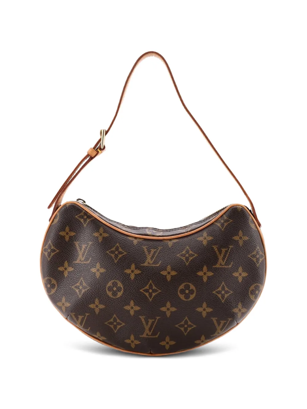 Louis Vuitton Pre-Owned Borsa a mano Croissant Monogram in tela PM - Marrone