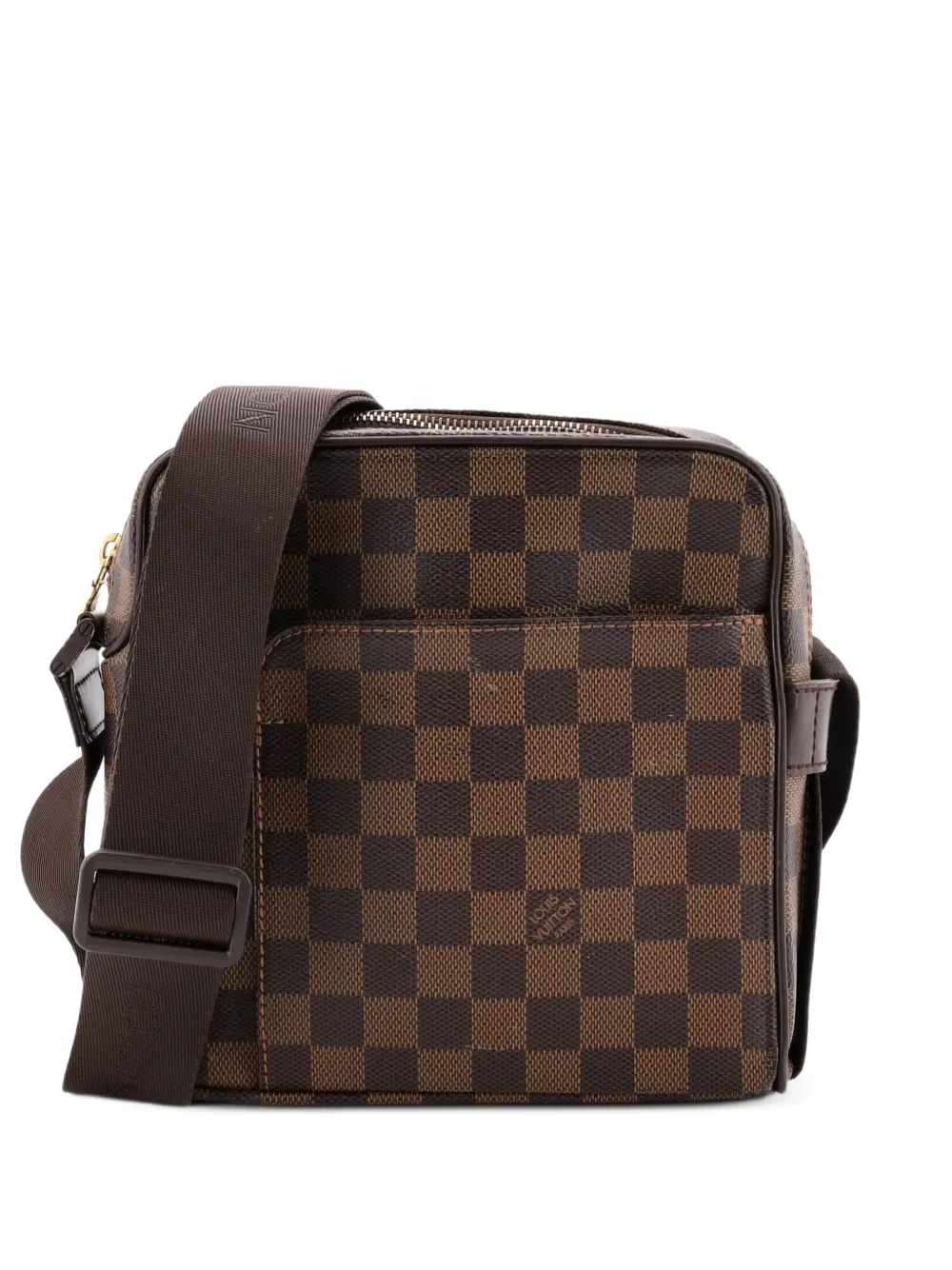 Louis Vuitton Pre-Owned Borsa a tracolla Olav PM Damier - Marrone