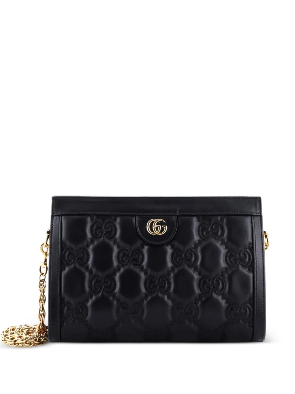 Gucci Pre-Owned GG GG Matelasse Leather Small shoulder bag - Nero
