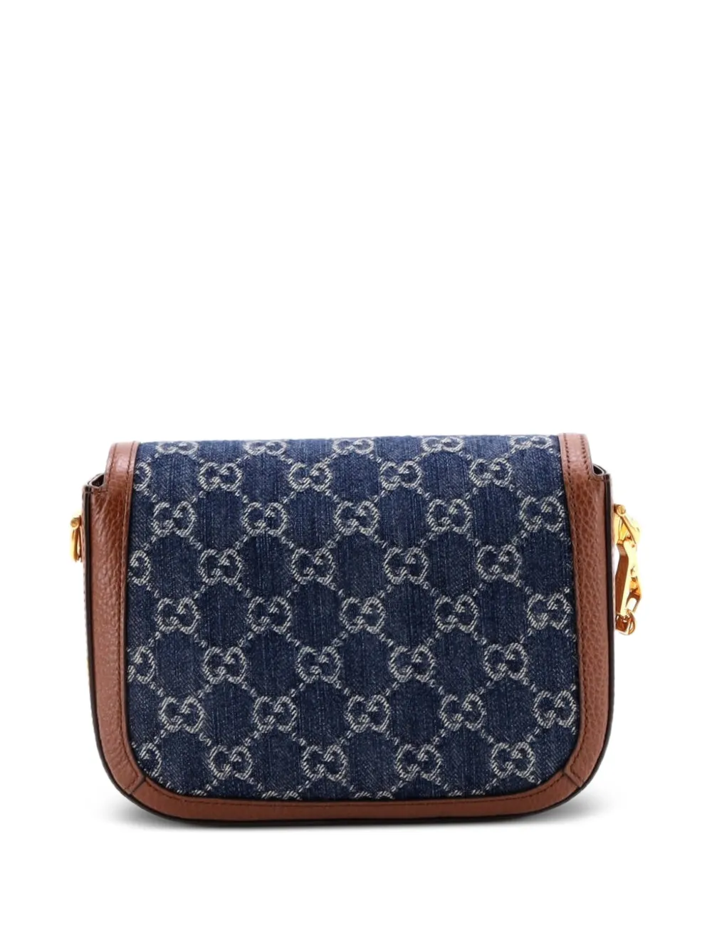 グッチ　デニム　1955 ホースビットショルダーバッグ Gucci Pre-Owned ホースビット 1955 GG デニム ミニ ショルダーバッグ