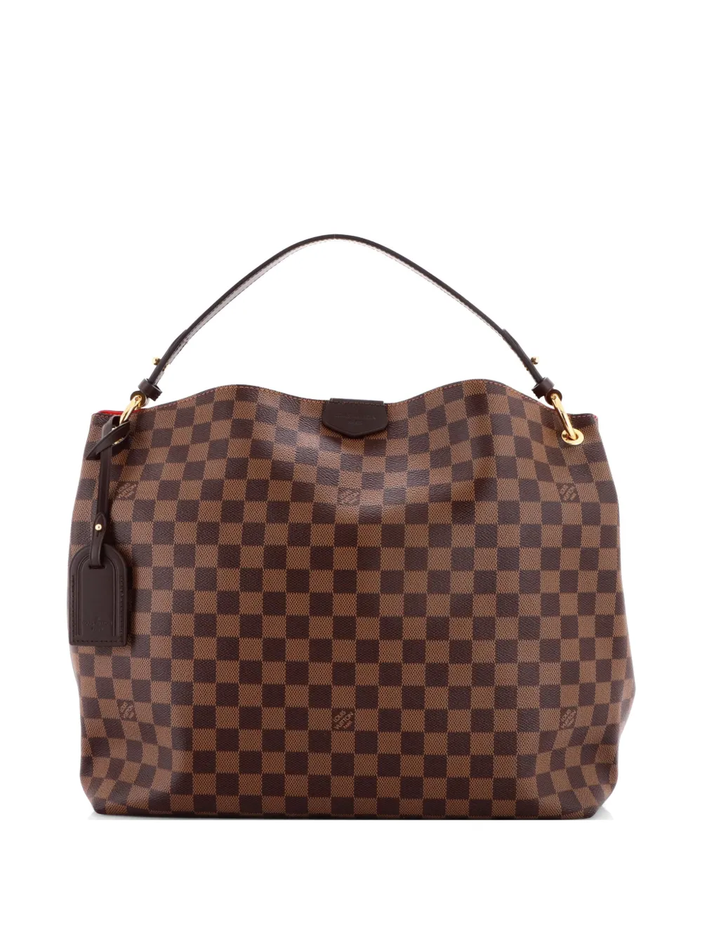 Louis Vuitton Pre-Owned Graceful Handbag Damier MM hobo bag - Marrone