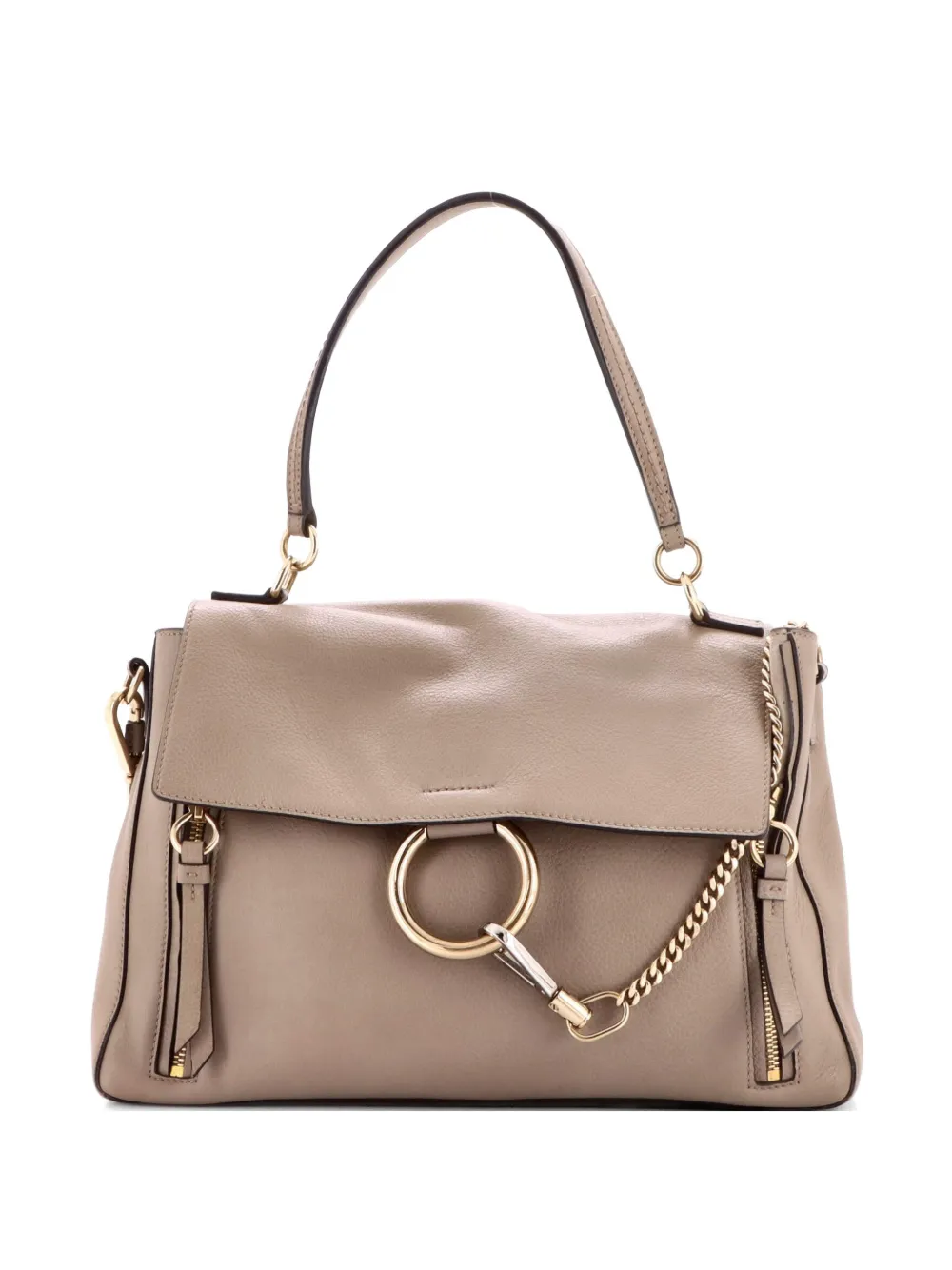Chloé Pre-Owned Faye Day Bag Leather Medium satchel - Grigio
