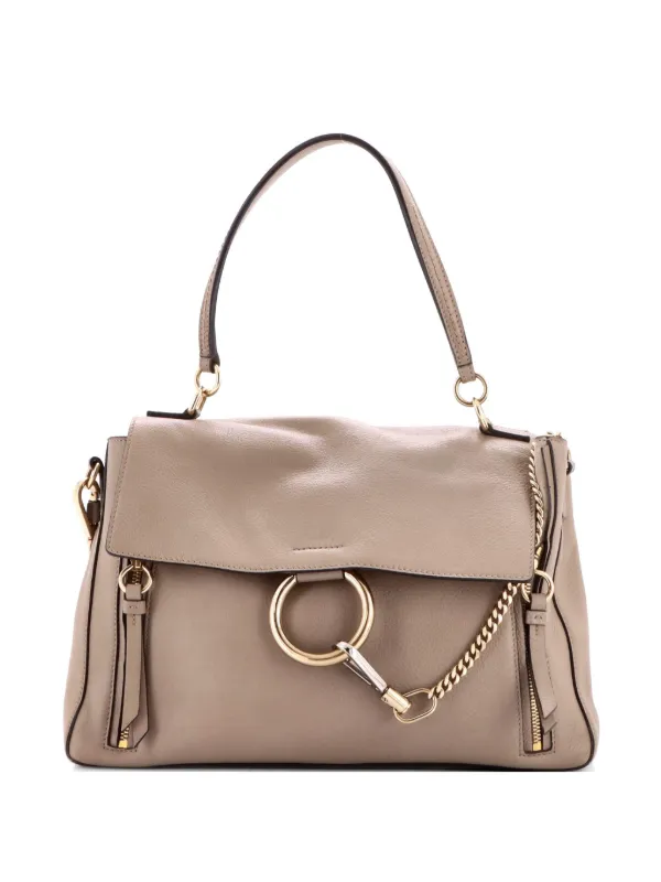 Chloé Pre-Owned フェイ デイ レザー ミディアム サッチェルバッグ 
