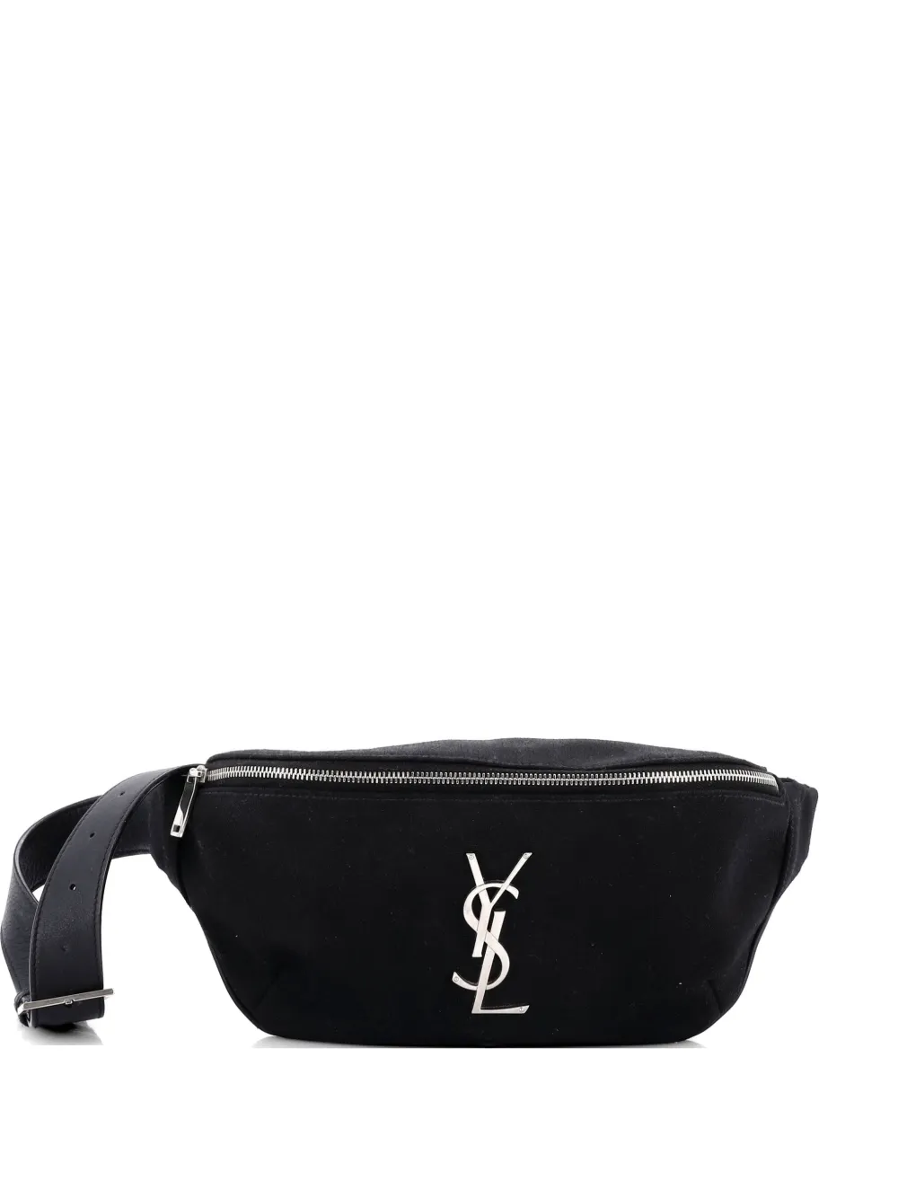 Saint Laurent Pre-Owned Classic Monogram Canvas belt bag - Black