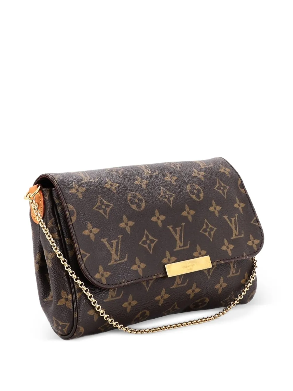 Louis Vuitton Pre-Owned Borsa a tracolla Favourite Handbag Monogram in tela MM - Marrone