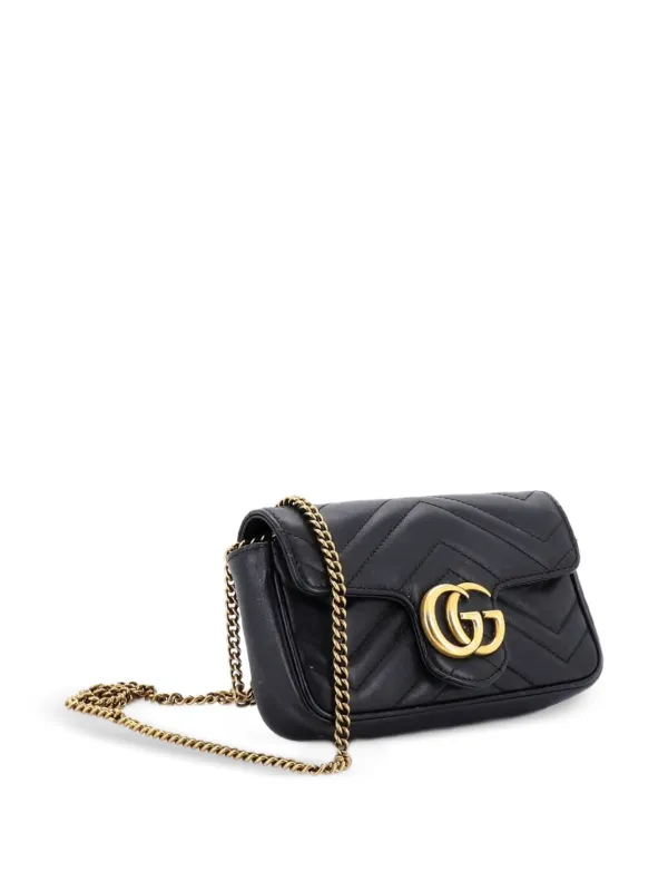 Gucci Pre-Owned GGマーモント フラップバッグ マテラッセ レザー