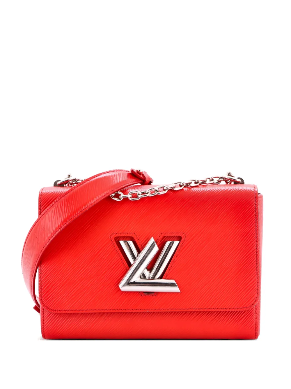Louis Vuitton Pre-Owned Borsa a tracolla Twist MM in pelle Épi - Rosso