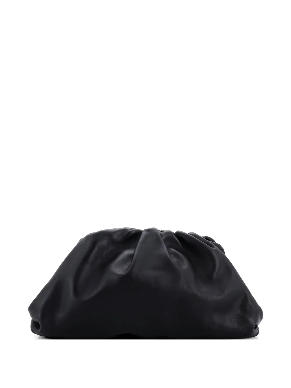 Bottega Veneta Pre-Owned The Pouch Leather clutch bag - Black