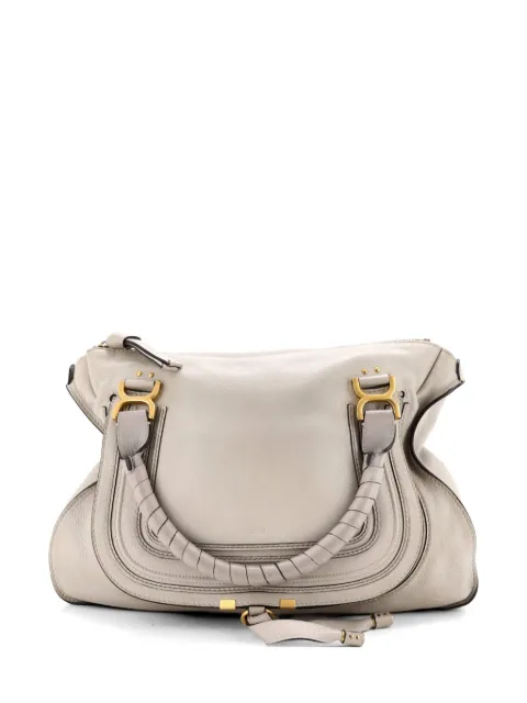 Chloé Pre-Owned stor Marcie skuldertaske i læder