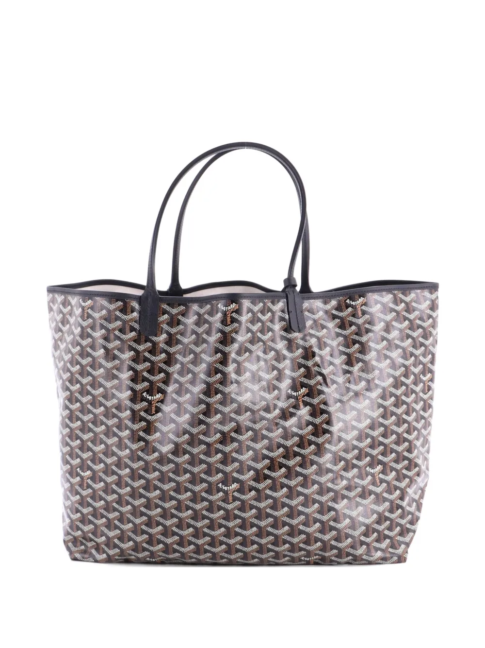 Goyard Pre-Owned Borsa tote Saint Louis GM in tela cerata - Nero