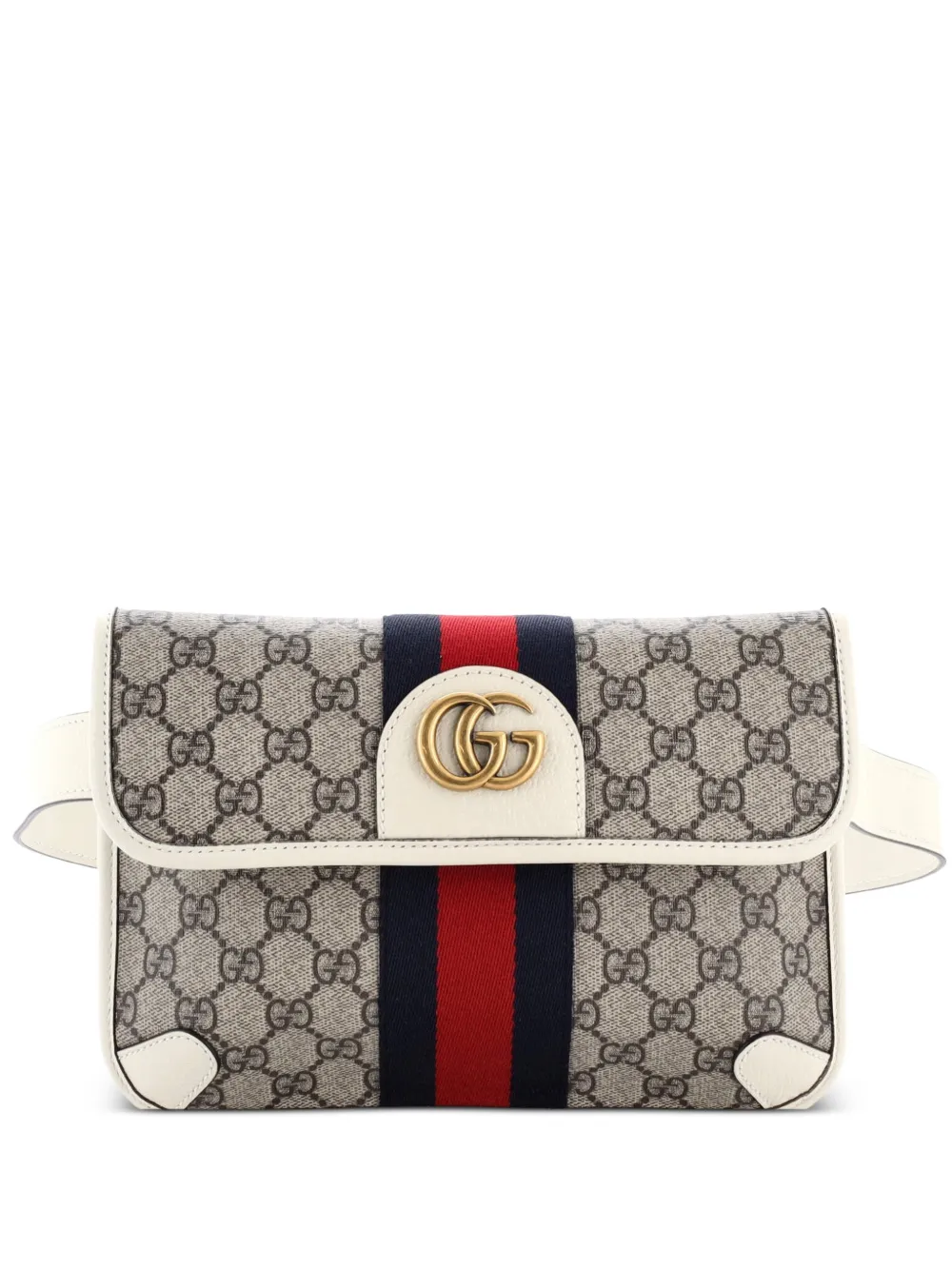 Gucci Pre-Owned Marsupio Ophidia GG in tela cerata e pelle - Toni neutri