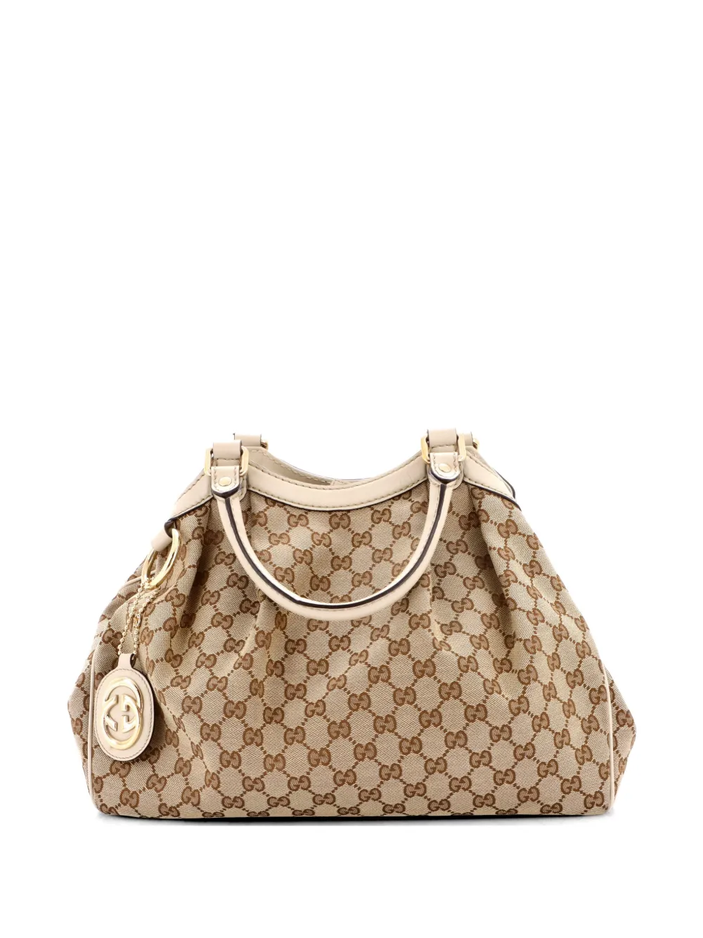 Gucci Pre-Owned Sukey GG Canvas with Leather Medium tote bag - Toni neutri