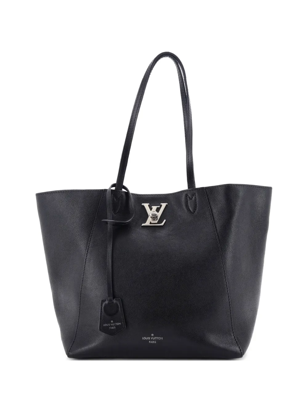 Louis Vuitton Pre-Owned Lockme Cabas Leather tote bag - Black