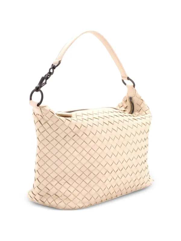 Bottega Veneta Pre-Owned ジップ ホーボー イントレチャート ナッパ