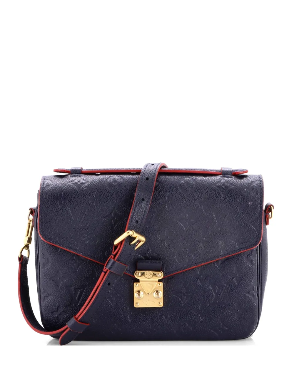 Louis Vuitton Pre-Owned Pochette Metis Monogram Empreinte Leather crossbody bag - Blu