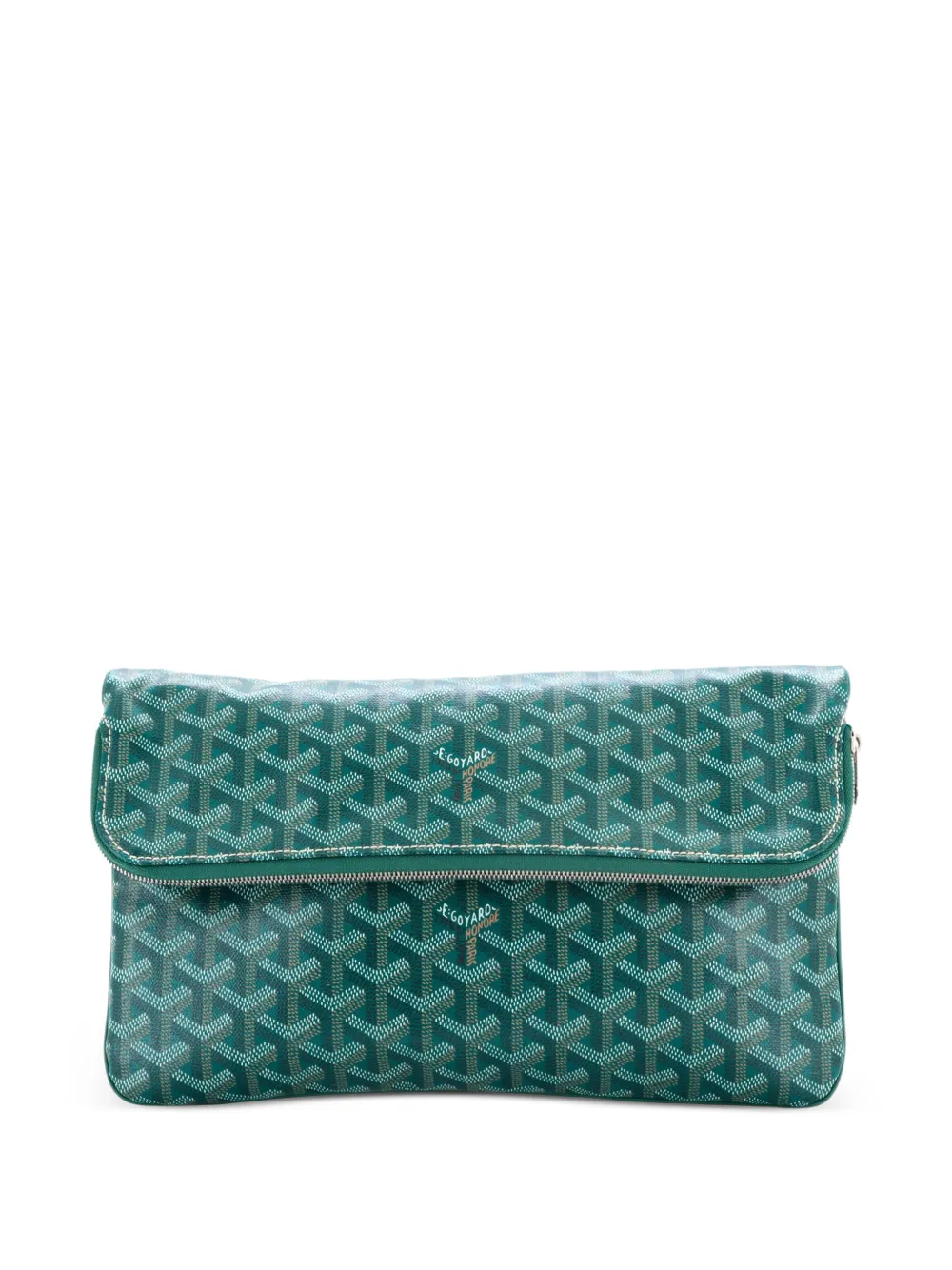 Goyard Pre-Owned Saint Marie Coated Canvas clutch bag - Grün