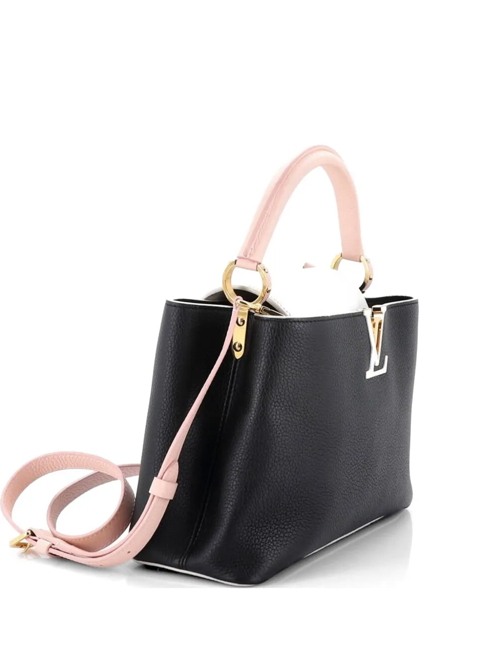 Louis Vuitton Pre-Owned Capucines Bag Leather PM satchel - Schwarz