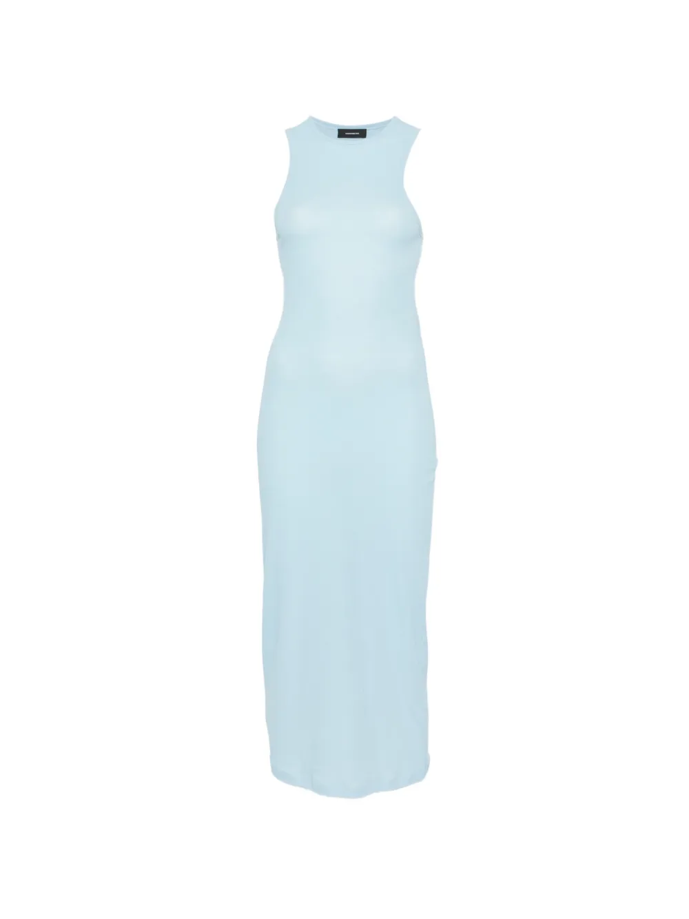 WARDROBE.NYC crew-neck midi dress - Blue