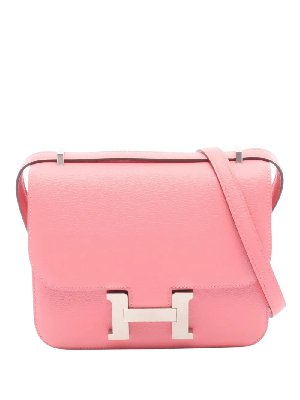 Hermès Pre-Owned 2021-2026 Mini Evercolor Constance 18 crossbody bag - Rosa