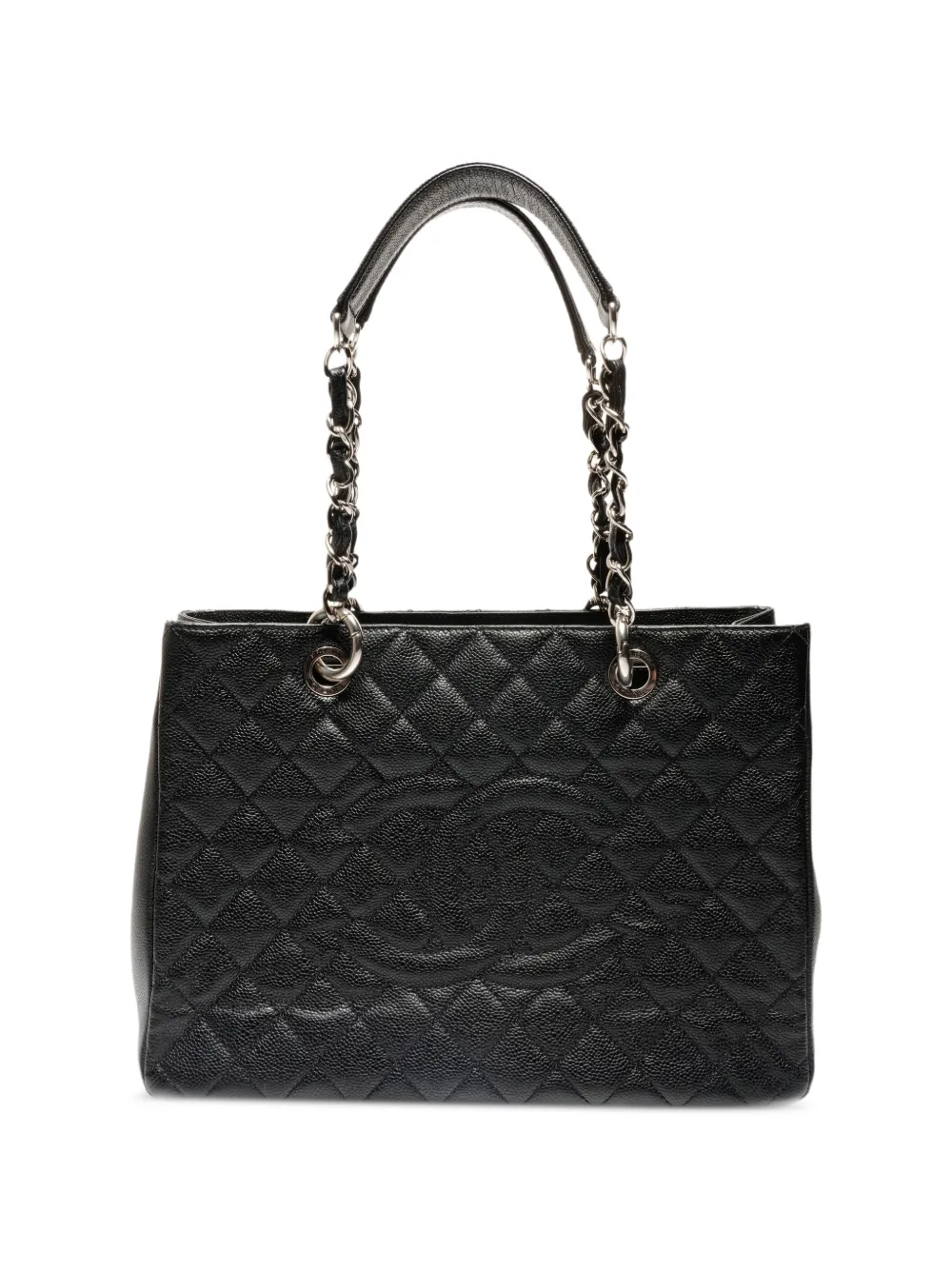 CHANEL Pre-Owned 2009-2010 Matelasse GST tote bag - Black