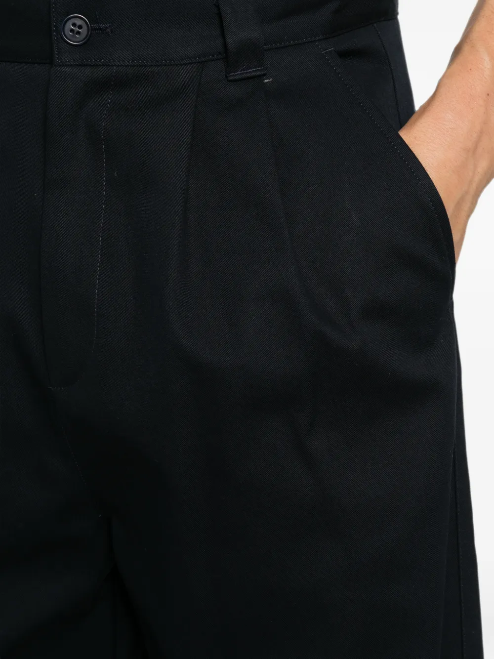 A.P.C. Straight plooibroek Zwart