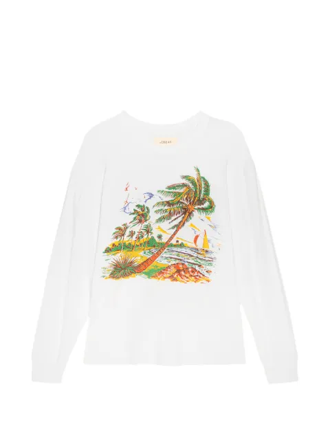 The Great. graphic-print long-sleeves T-shirt