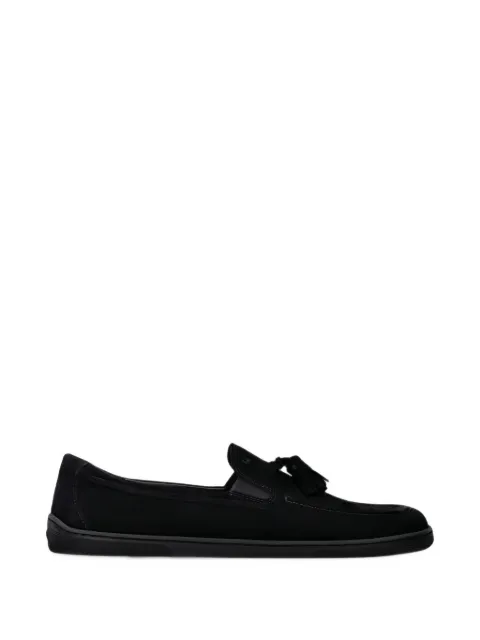 Be Lenka tassel-detail suede loafers