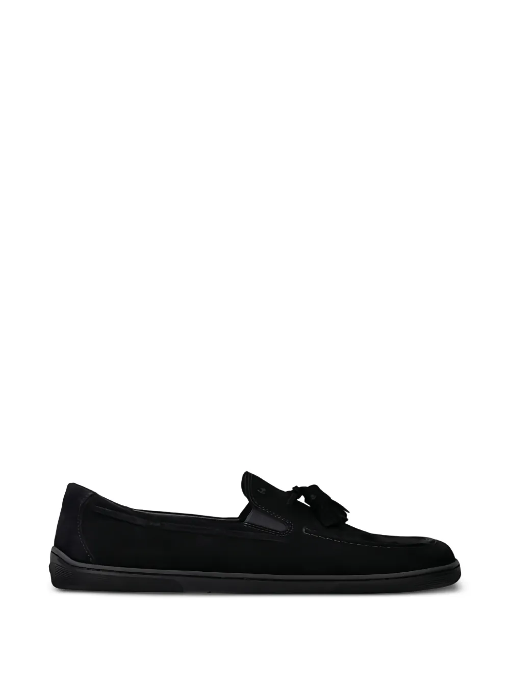 Be Lenka tassel-detail suede loafers - Nero