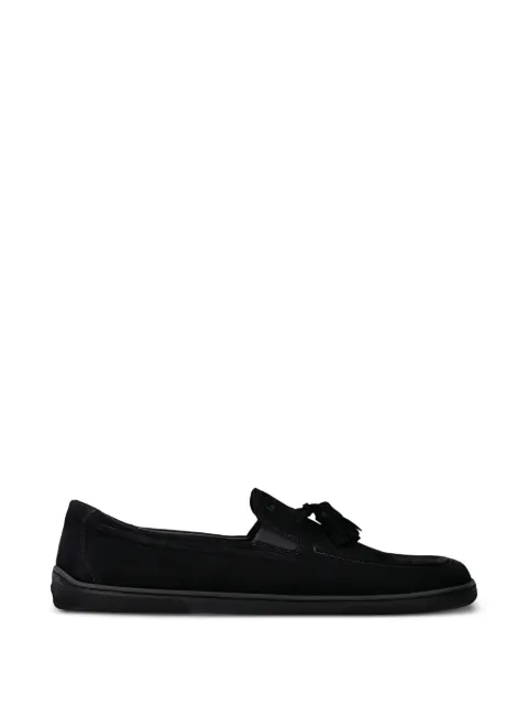 Be Lenka tassel-detail suede loafers