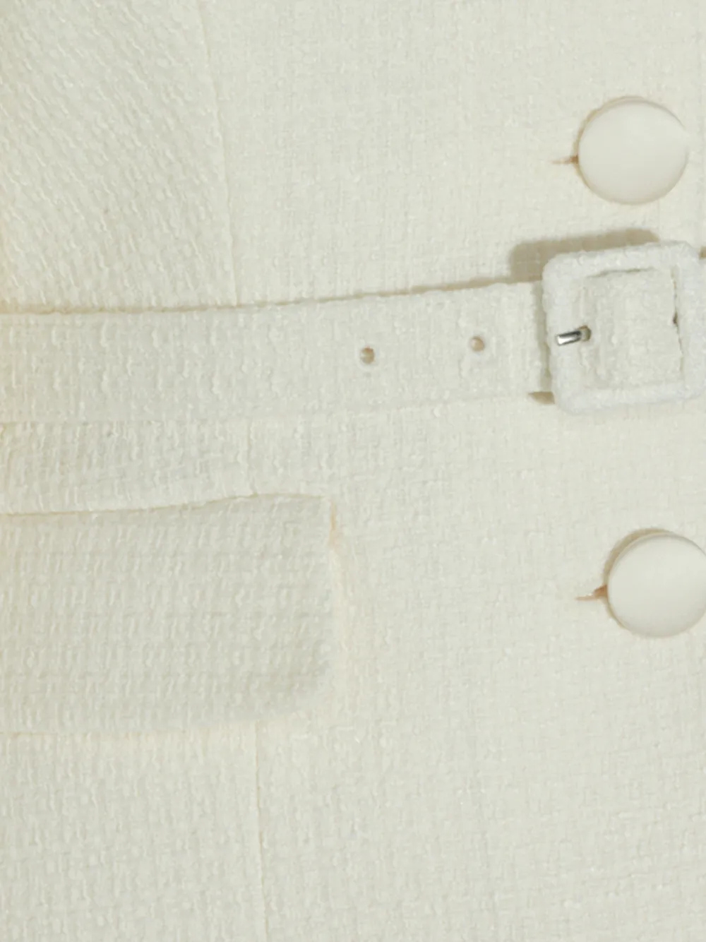 Self-Portrait Geplooide midi-jurk Beige