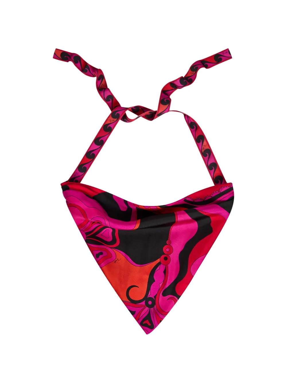 PUCCI orchidee-print silk bandana - Pink