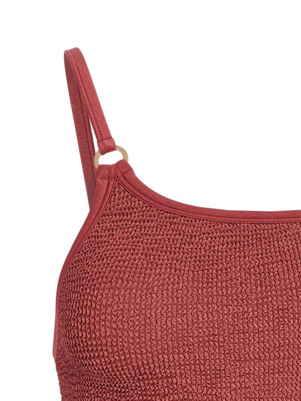 Hunza G Clara asymmetrisch badpak Rood