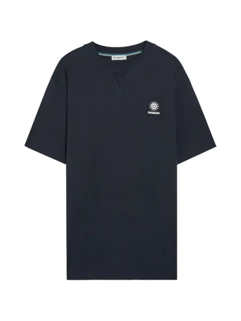 SANDBANKS logo-patch V-stitch T-shirt