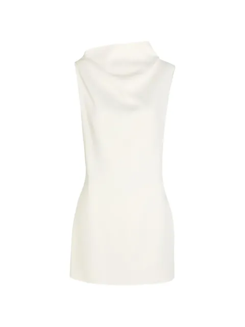 KHAITE vestido corto Astor drapeado